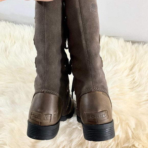 NWB Sorel Women's Emelie Lace Up Mid-Calf Waterproof Leather Boot - Sz 6.5US - Picture 9 of 13